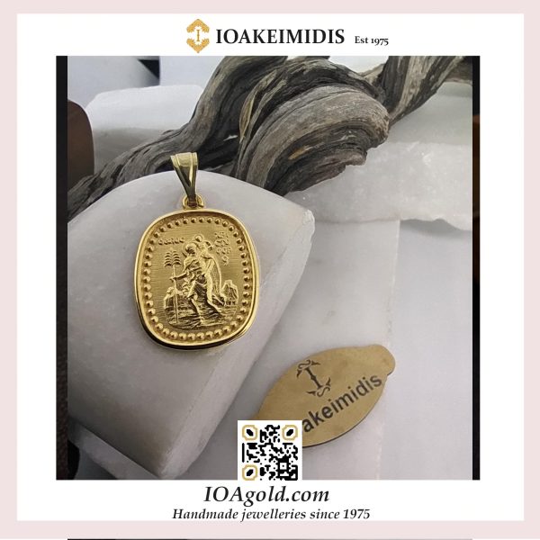 Christian Saint name necklace Christoforos